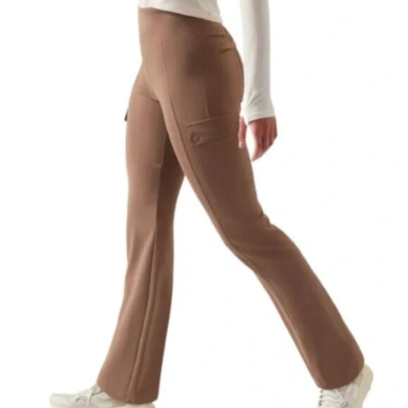 Athleta Pants - Athleta Delancey Straight Cargo Pants Rustic Beige Women’s sz XS #882625 NWOT